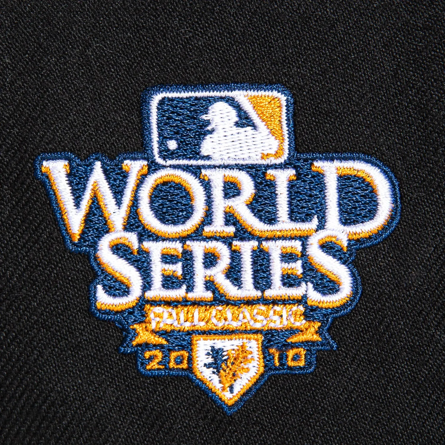 47 Brand Hitch San Francisco Giants 2010 World Series Patch Snapback Script Hat - Black
