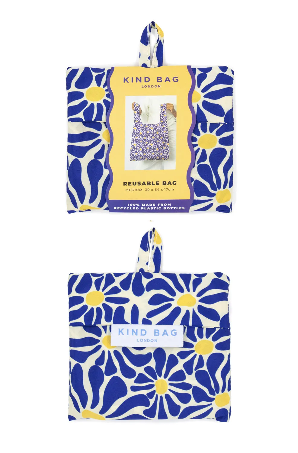 Abstract Flowers Blue | Medium