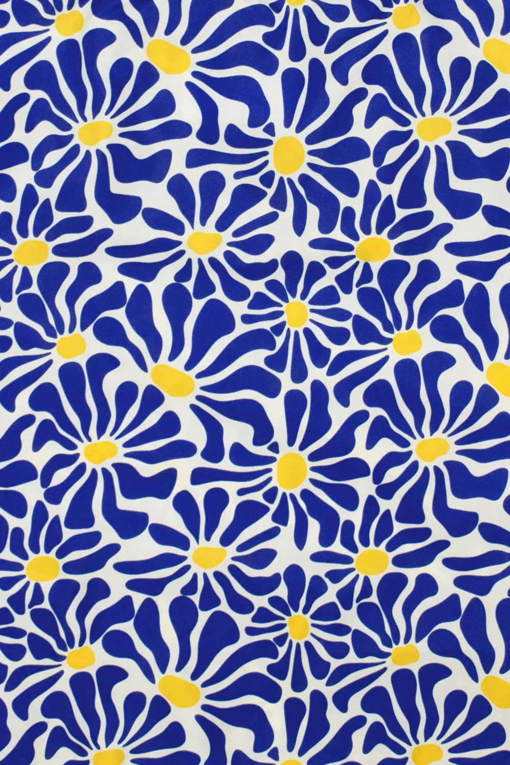 Abstract Flowers Blue | Medium