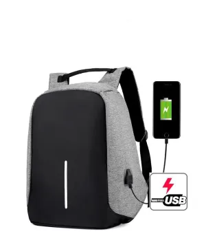 Anti-theft Bag Rucksack Waterproof Travel Business USB Charger Backpack