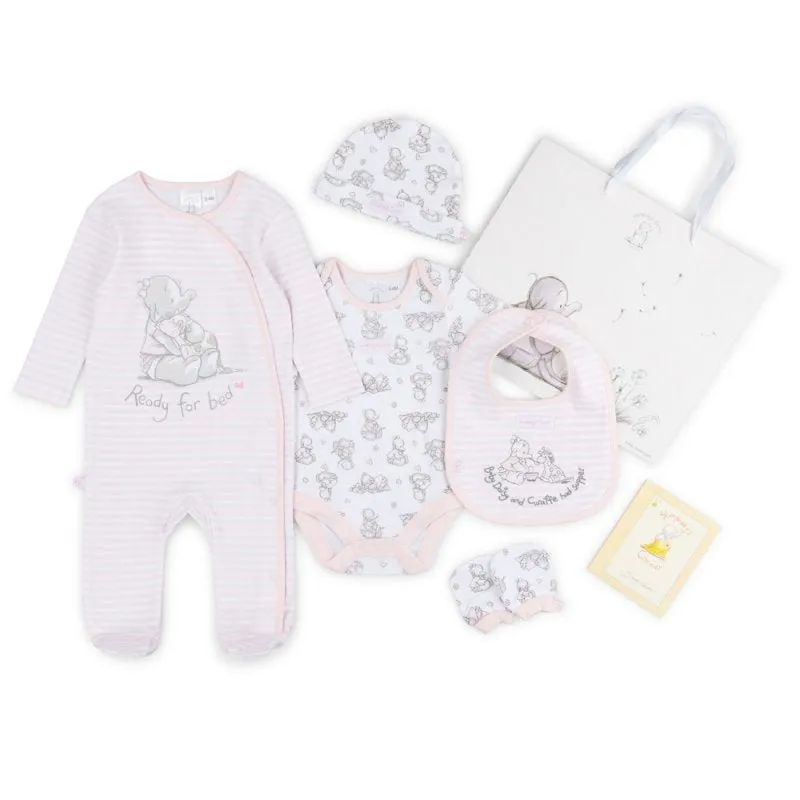 Baby Girls Humphrey's Corner 7 Piece Mesh Bag Gift Set With Book