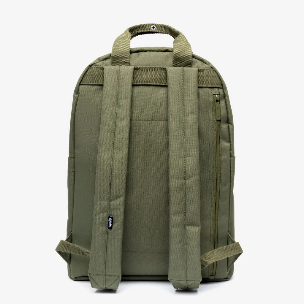 Capsule Backpack Stripes Olive