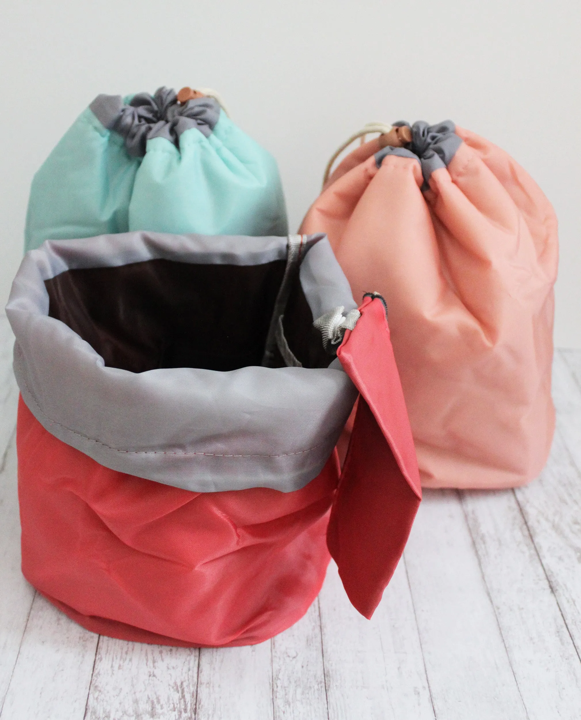 Cinch Water Proof Travel or Cosmetic Bag