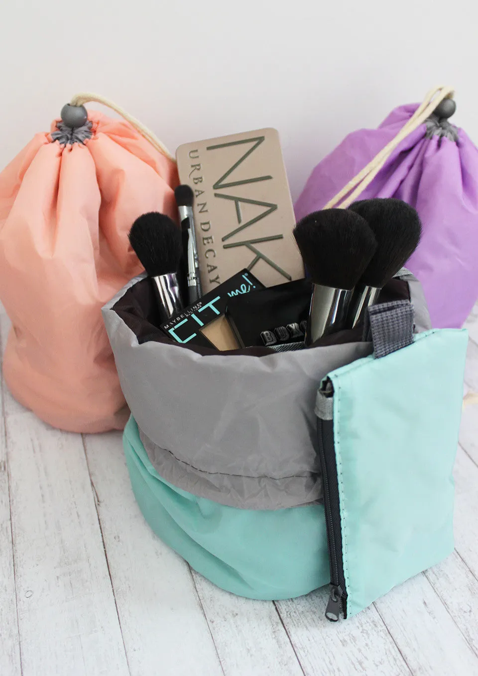 Cinch Water Proof Travel or Cosmetic Bag