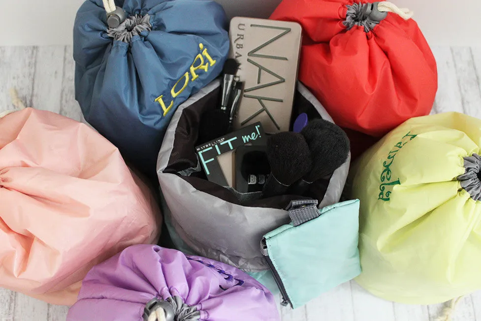 Cinch Water Proof Travel or Cosmetic Bag