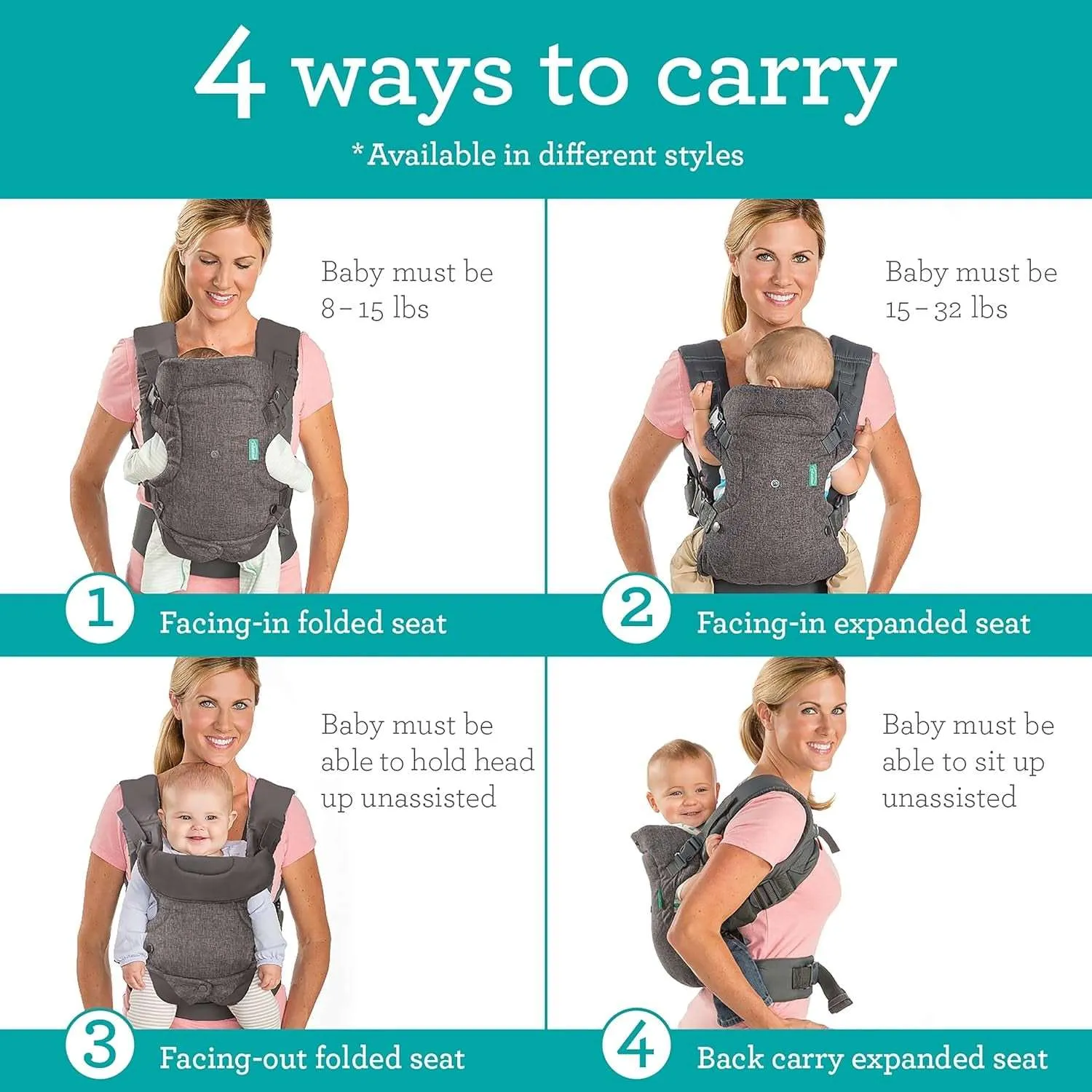 Flip Advanced 4-In-1 Ergonomic Carrier