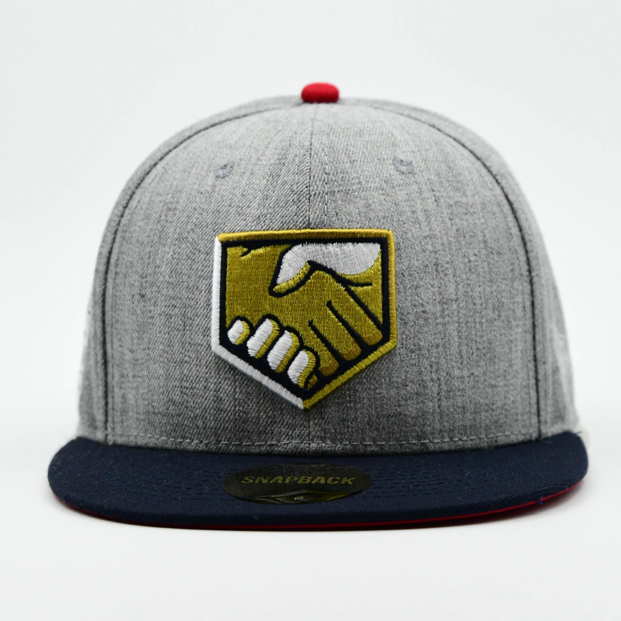 Grey Handshake Hat
