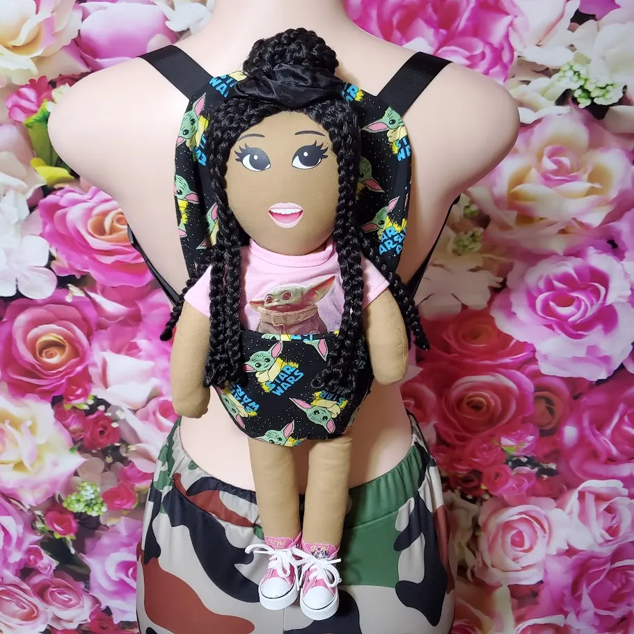 Handcrafted Doll Carrier 13x8 inches