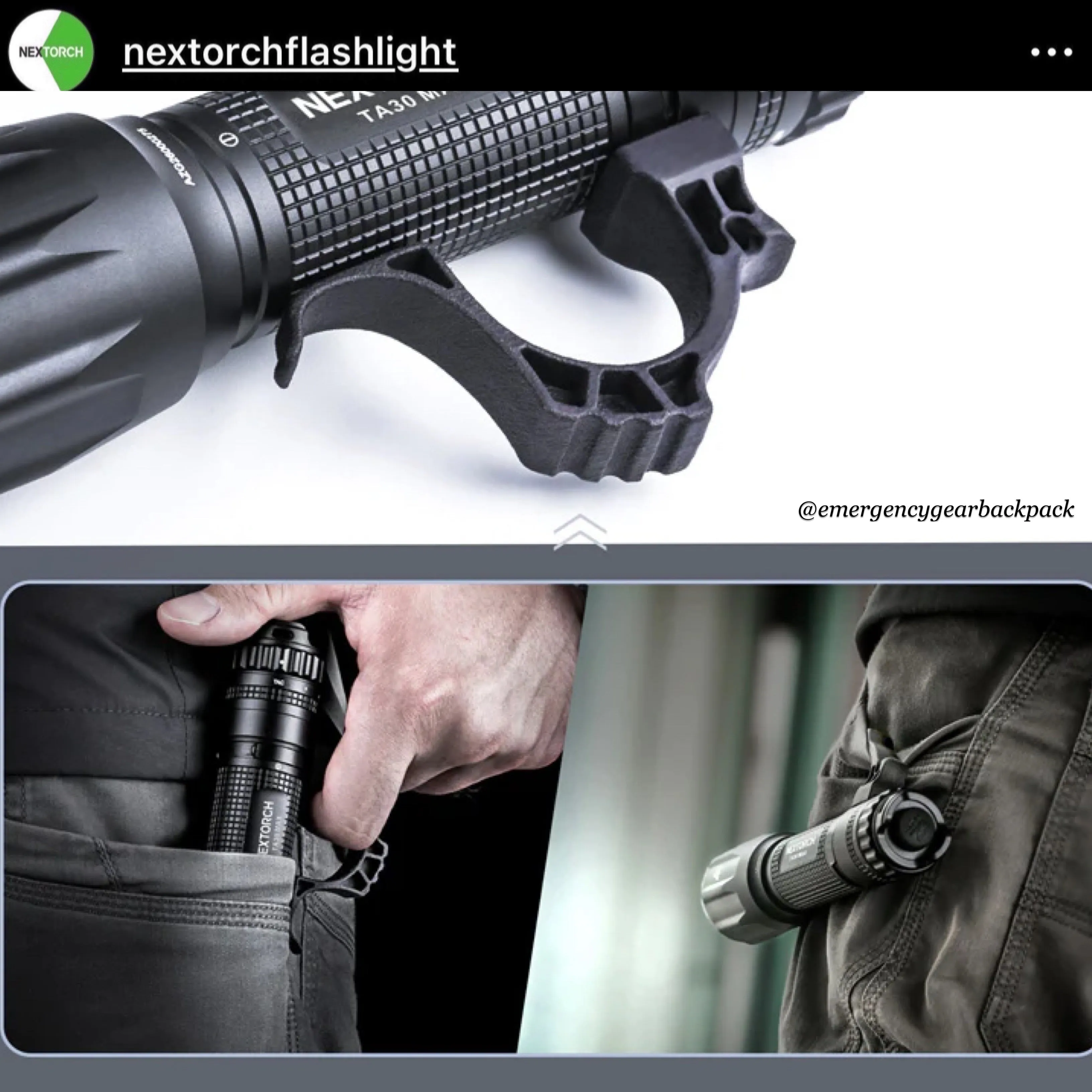 NEXTORCH FR-2 Tactical Flashlight Ring