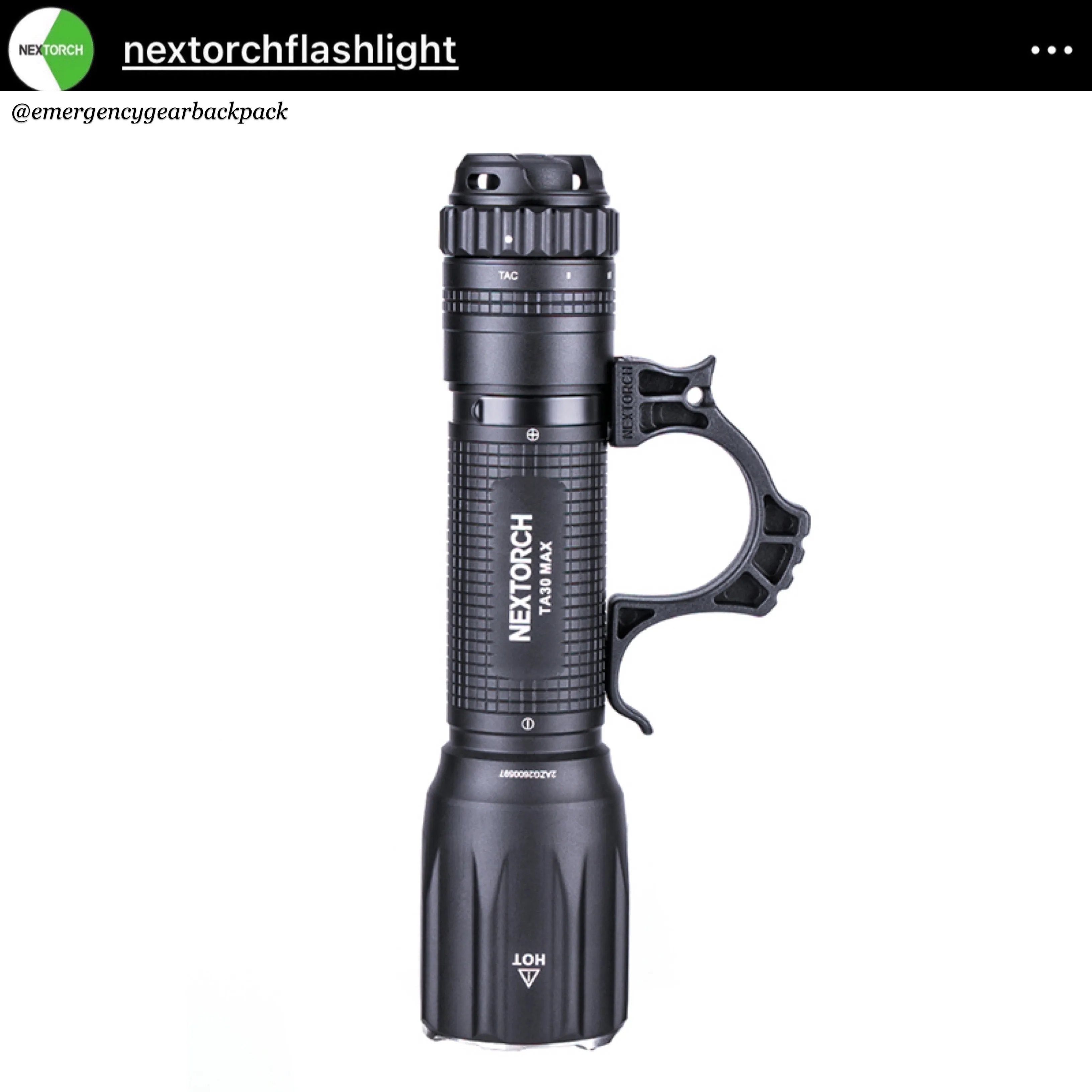 NEXTORCH FR-2 Tactical Flashlight Ring