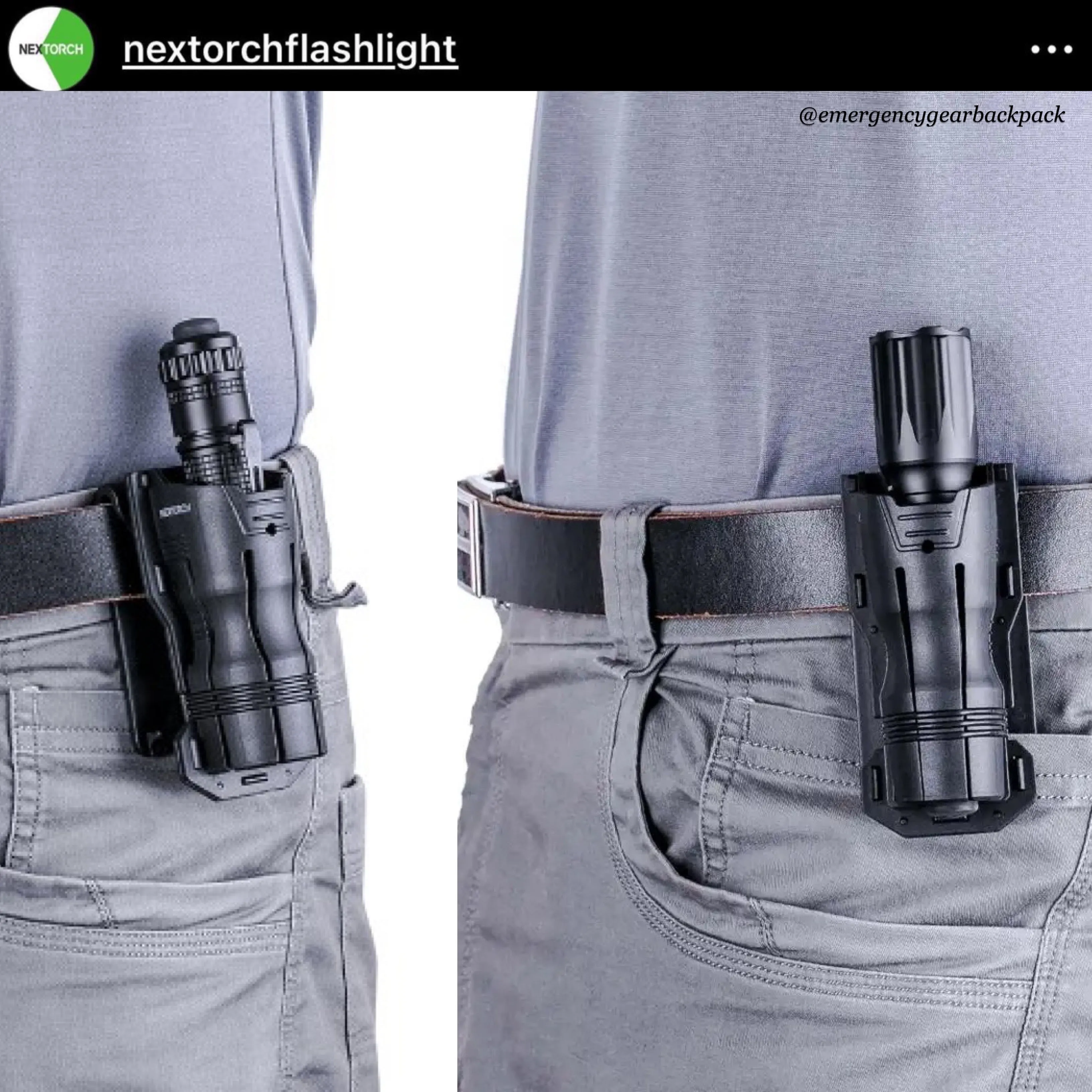NEXTORCH V6 Quick-Draw Tactical Flashlight Holster