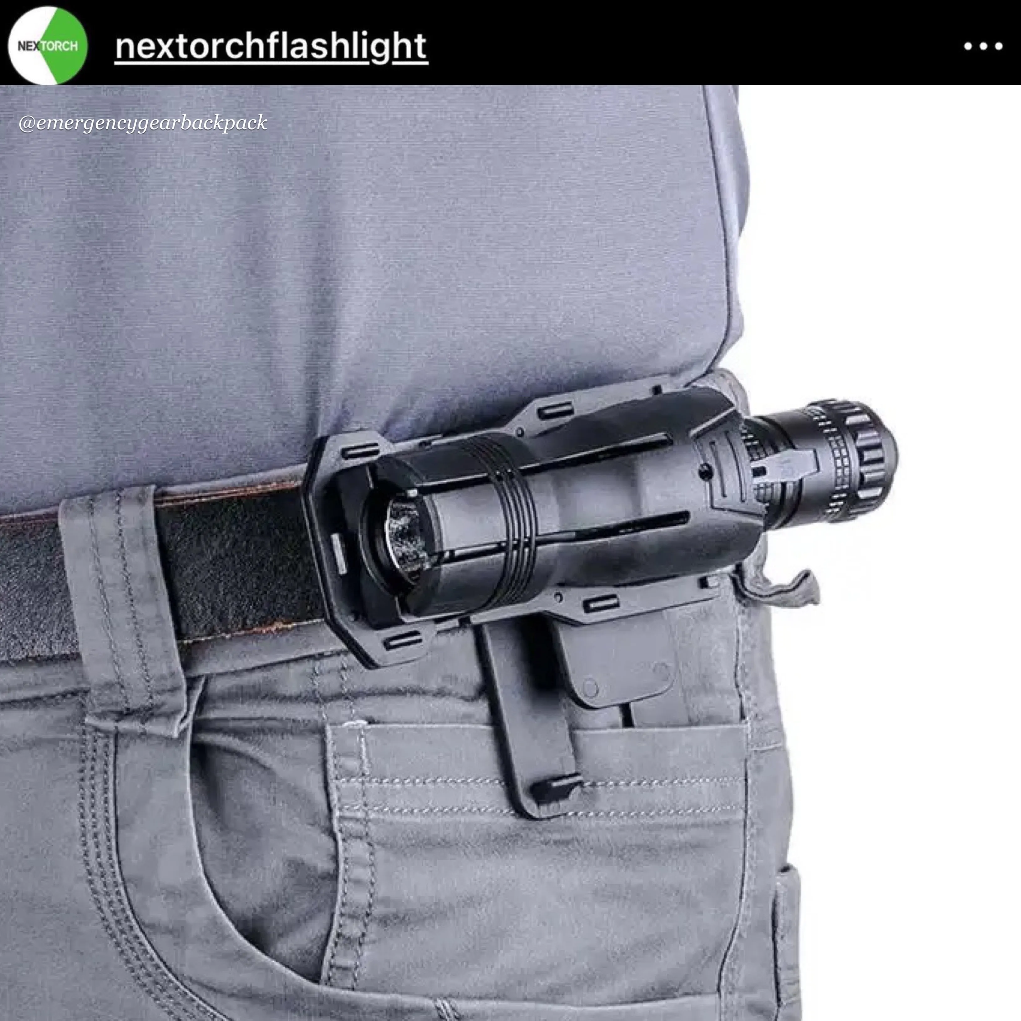NEXTORCH V6 Quick-Draw Tactical Flashlight Holster