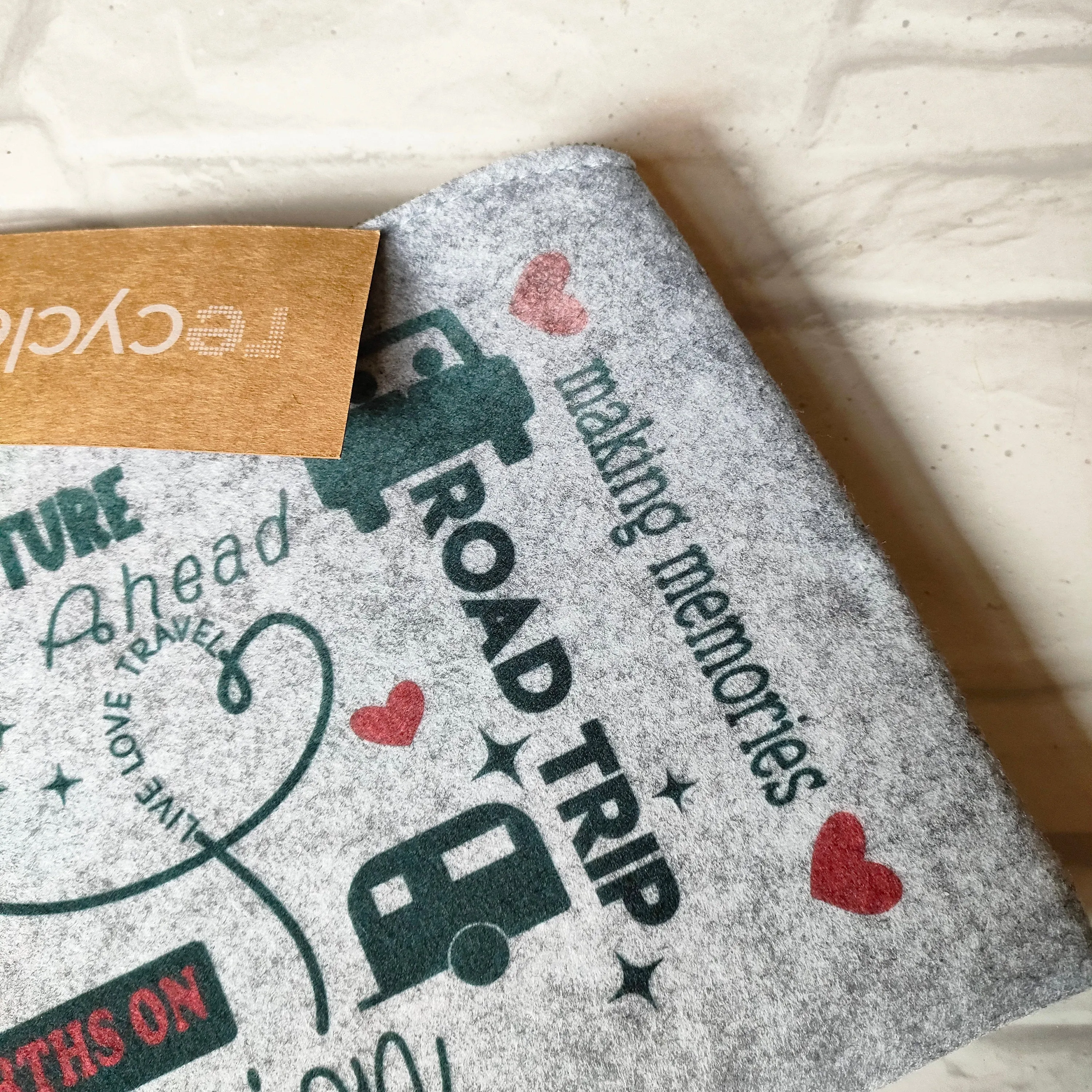 Personalised Eco Friendly Travel Document Pouch