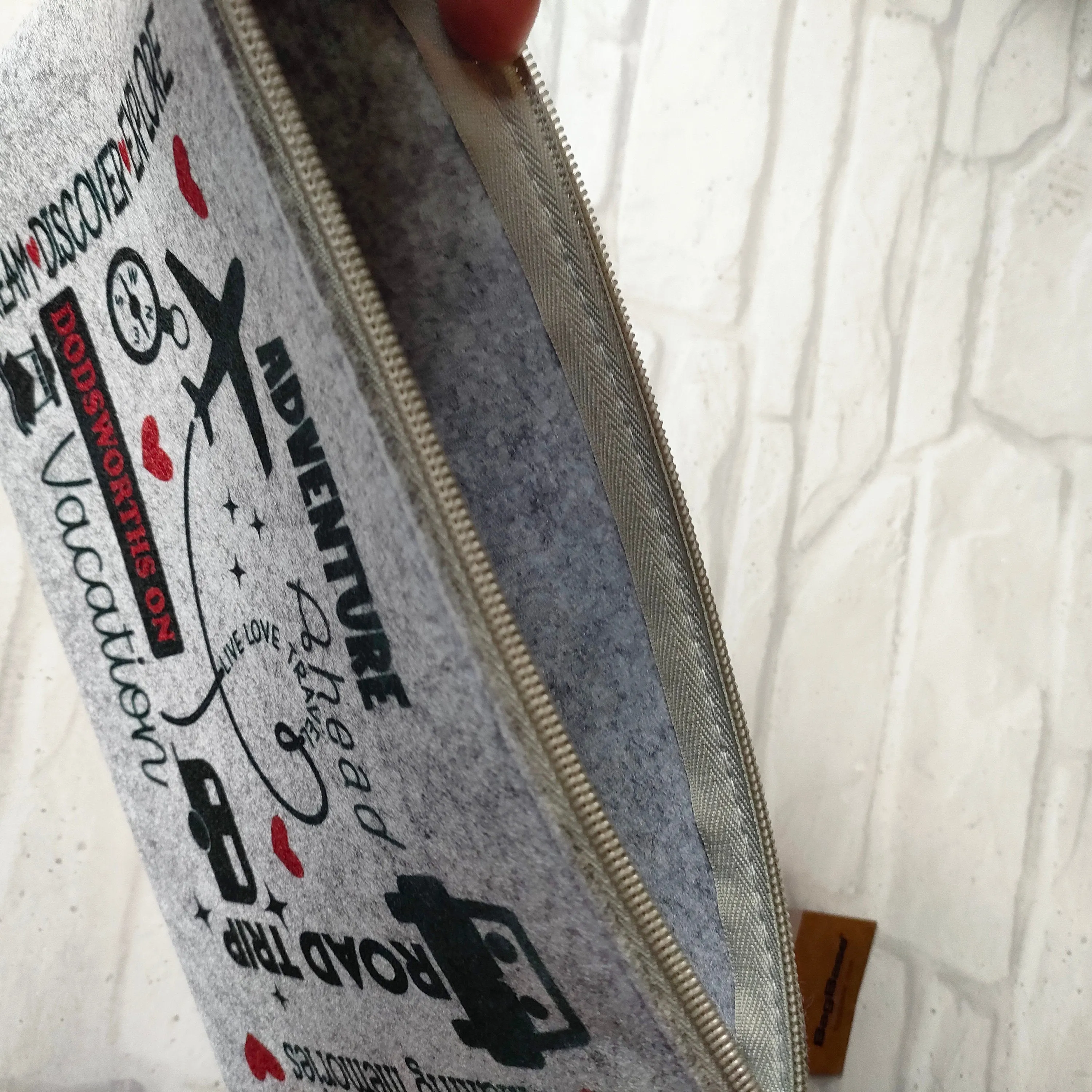 Personalised Eco Friendly Travel Document Pouch