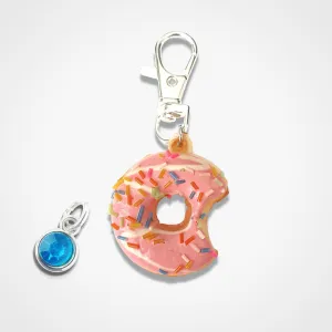 Pink Doughnut Bag Clip - Pink