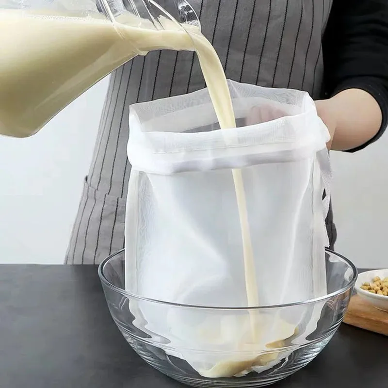 Reusable Food Grade Nylon Food Filter Bag with Draw String