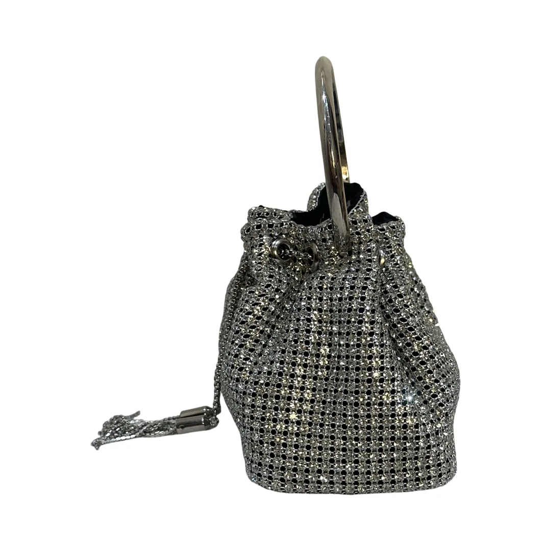 Rhinestone Pouch Tote Bag