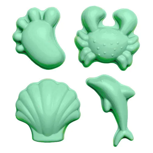 Scrunch Footprint Set of Sand Moulds - Colour Choices