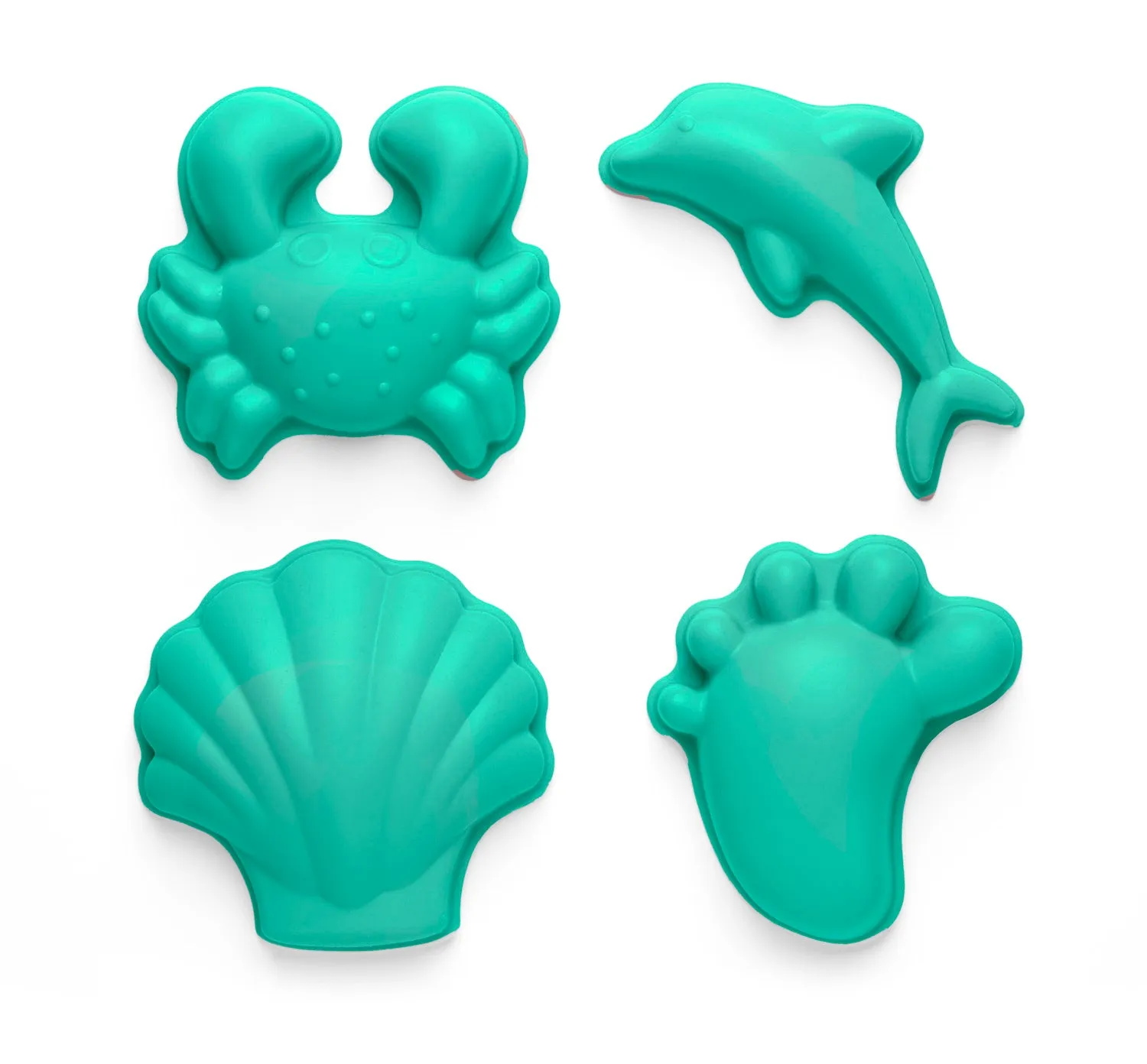 Scrunch Footprint Set of Sand Moulds - Colour Choices