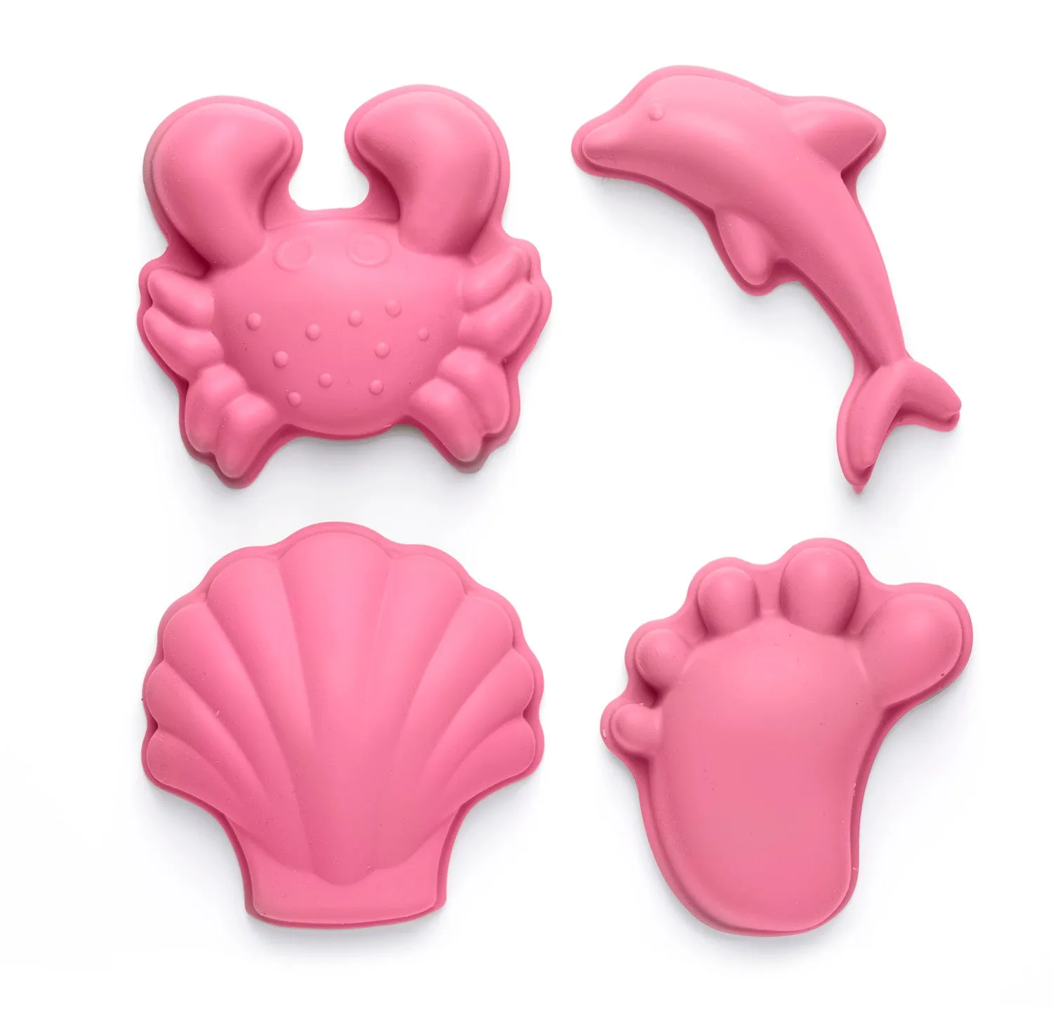 Scrunch Footprint Set of Sand Moulds - Colour Choices