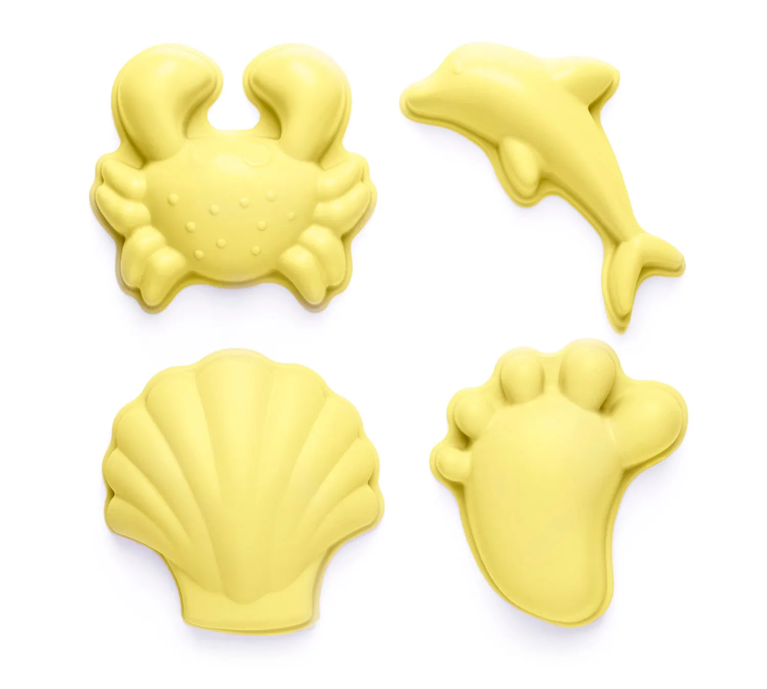 Scrunch Footprint Set of Sand Moulds - Colour Choices