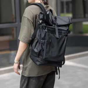 UAKISS  -   Anti-theft Waterproof  Men's Backpack Commuter  Fashion Design Trendy Oxford  Unisex Urban Knapsack