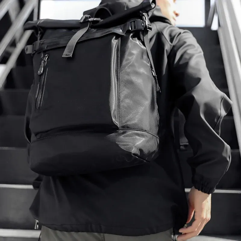 UAKISS  -   Anti-theft Waterproof  Men's Backpack Commuter  Fashion Design Trendy Oxford  Unisex Urban Knapsack