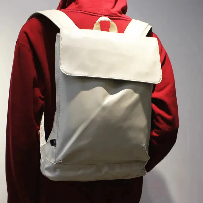 Vvsha  Christmas Gift Large Capacity Leather Backpack