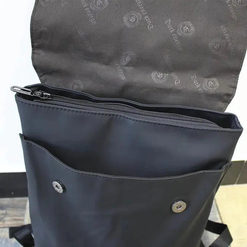 Vvsha  Christmas Gift Large Capacity Leather Backpack
