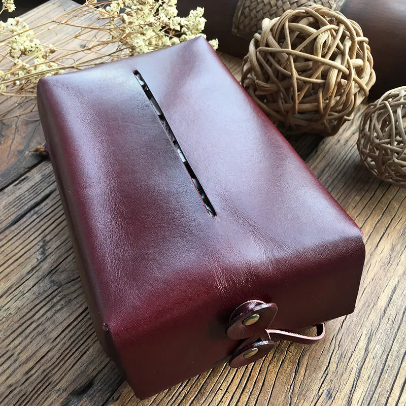 YAAGLE Leather Car-mounted Tissue Box YG1128