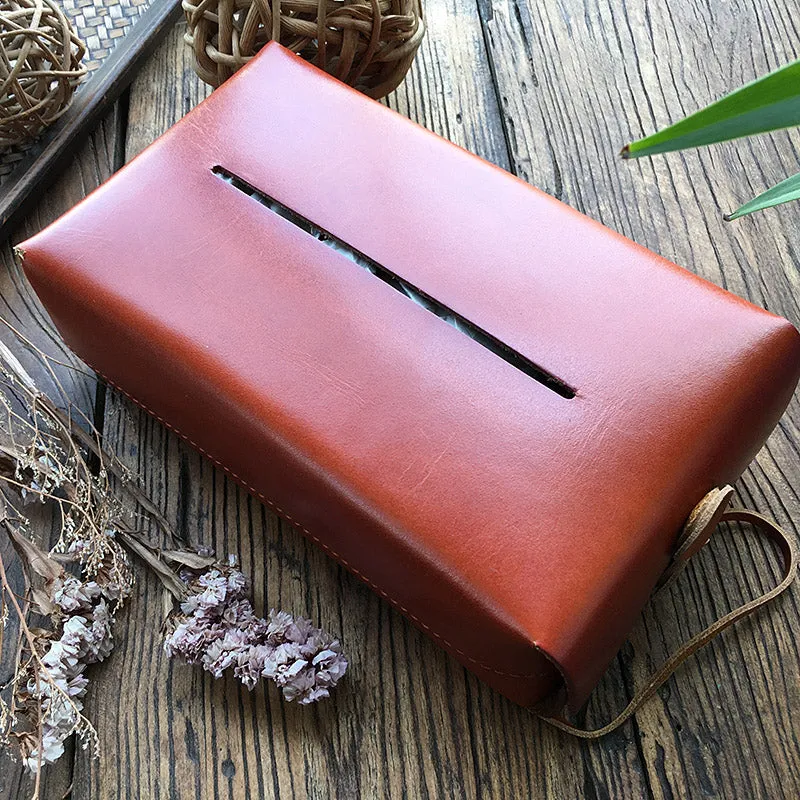 YAAGLE Leather Car-mounted Tissue Box YG1128