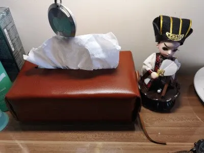 YAAGLE Leather Car-mounted Tissue Box YG1128